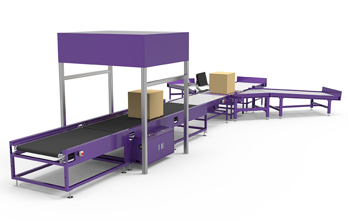 掃碼稱重量方一體機(jī)：重量體積一掃即知！